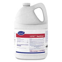 Diversey™ J-512TM/MC Sanitizer, 1 gal, Manual, 4/CT, 1 gal Bottle, 4/Carton Disinfectants/Sanitizers - Office Ready