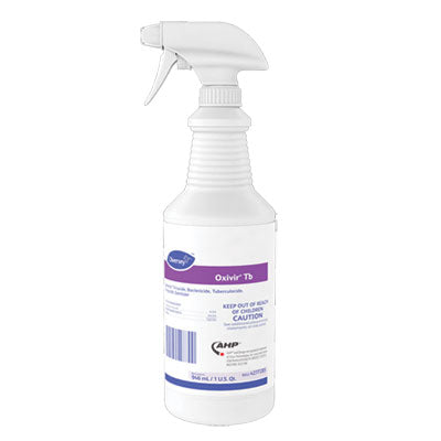 Diversey™ Oxivir® TB One-Step Disinfectant Cleaner, 32 oz Bottle, 12/Carton Cleaners & Detergents-Disinfectant/Cleaner - Office Ready