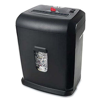 Universal® 10-Sheet Cross-Cut Shredder with Lockout Key, 10 Manual Sheet Capacity Shredders-Cross-Cut - Office Ready