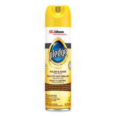 Pledge® Furniture Polish, Lemon, 14.2 oz Aerosol Spray