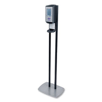 PURELL® CS6 Hand Sanitizer Floor Stand with Dispenser, 1,200 mL, 13.5 x 5 x 28.5, Graphite/Silver Automatic Hand Cleaner Dispensers - Office Ready
