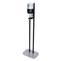 PURELL?« ES6 Hand Sanitizer Floor Stand with Dispenser, 1,200 mL, 13.5 x 5 x 28.5, Graphite/Silver Automatic Hand Cleaner Dispensers - Office Ready