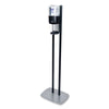 PURELL?« ES6 Hand Sanitizer Floor Stand with Dispenser, 1,200 mL, 13.5 x 5 x 28.5, Graphite/Silver Automatic Hand Cleaner Dispensers - Office Ready