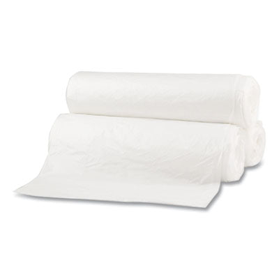 Boardwalk® Repro Low-Density Can Liners, 30 gal, 0.62 mil, 30 x 36, White, 10 Bags/Roll, 20 Rolls/Carton Bags-Low-Density Waste Can Liners - Office Ready