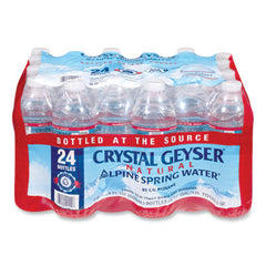 Crystal Geyser® Alpine Spring Water®, 16.9 oz Bottle, 24/Case