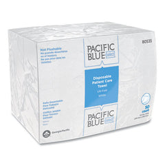 Georgia Pacific® Professional Pacific Blue Select™ Disposable Patient Care Washcloths, 9.5 x 13, White, 50/Pack, 20 Packs/Carton