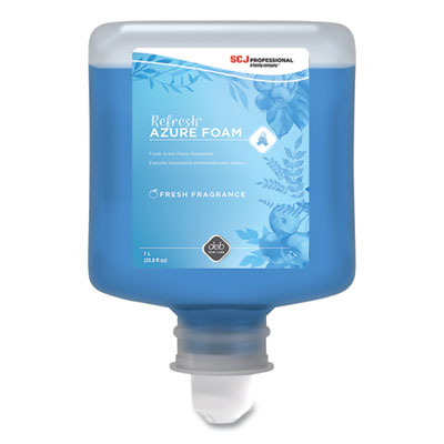 SC Johnson Professional® Refresh™ Foaming Hand Soap, Floral Scent, 1 L Refill, 6/Carton Personal Soaps-Foam Refill, Antibacterial - Office Ready