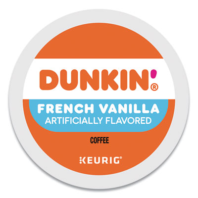 Dunkin Donuts® K-Cup® Pods, French Vanilla, 22/Box Beverages-Coffee, K-Cup - Office Ready