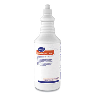 Diversey™ Citrus Express™ Gel Spotter, Citrus Scent, 32 oz Squeeze Bottle, 6/Carton Carpet/Upholstery Spot/Stain Removers - Office Ready