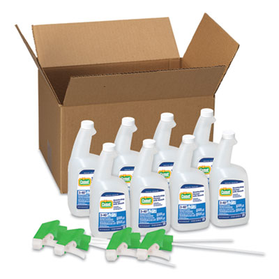 Comet® Disinfecting Cleaner with Bleach, 32 oz, Plastic Spray Bottle, Fresh Scent, 8/Carton Cleaners & Detergents-Disinfectant/Cleaner - Office Ready