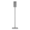 HON® Hand Sanitizer Station Stand, 12 x 16 x 54, Silver Hand Sanitizer Accessories-Floor Stand - Office Ready