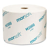 Morcon Tissue Small Core Bath Tissue, Septic Safe, 1-Ply, White, 3.9" x 4", 2000 Sheets/Roll, 24 Rolls/Carton Tissues-Bath Regular Roll - Office Ready