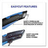COSCO Easycut™ Self-Retracting Cutter, Black/Blue Knives-Retractable Utility/Box Cutter - Office Ready
