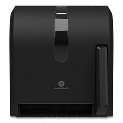 Georgia Pacific® Professional Hygienic Push-Paddle Roll Towel Dispenser, 13 x 10 x 14.4, Black