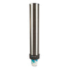 San Jamar® Large Water Cup Dispenser with Removable Cap, For 12 oz to 24 oz Cups, Stainless Steel Cup Dispensers-Metal - Office Ready