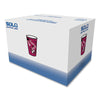 Dart® Solo® Paper Hot Drink Cups in Bistro® Design, 10 oz, Maroon, 300/Carton Cups-Hot Drink, Paper - Office Ready