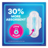 Always® Ultra Thin Pads with Wings, Size 2, Long, Super Absorbent, 32/Pack, 3 Packs/Carton Feminine Products Pads - Office Ready
