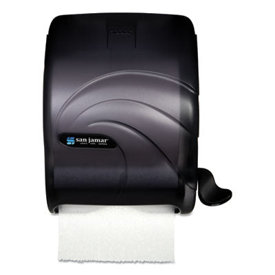 San Jamar® Element™ Lever Roll Towel Dispenser, Oceans, 12.5 x 8.5 x 12.75, Black Pearl Towel Dispensers-Roll, Lever - Office Ready