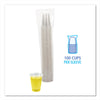 Boardwalk® Translucent Plastic Cold Cups, 7 oz, Polypropylene, 100/Pack Cups-Cold Drink, Plastic - Office Ready