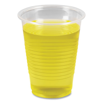 Boardwalk® Translucent Plastic Cold Cups, 7 oz, Polypropylene, 100/Pack Cups-Cold Drink, Plastic - Office Ready