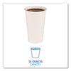 Boardwalk® Paper Hot Cups, 16 oz, White, 20 Cups/Sleeve, 50 Sleeves/Carton Cups-Hot Drink, Paper - Office Ready