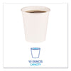 Boardwalk® Paper Hot Cups, 10 oz, White, 20 Cups/Sleeve, 50 Sleeves/Carton Cups-Hot Drink, Paper - Office Ready