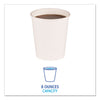 Boardwalk® Paper Hot Cups, 8 oz, White, 20 Cups/Sleeve, 50 Sleeves/Carton Cups-Hot Drink, Paper - Office Ready