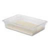 Rubbermaid® Commercial Food/Tote Boxes, 8.5 gal, 26 x 18 x 6, Clear, Plastic Storage Food Containers - Office Ready