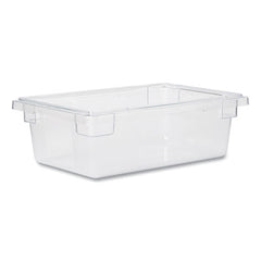 Rubbermaid® Commercial Food/Tote Boxes, 3.5 gal, 18 x 12 x 6, Clear, Plastic