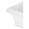 Rubbermaid® Commercial Food/Tote Boxes, 3.5 gal, 18 x 12 x 6, White, Plastic Storage Food Containers - Office Ready