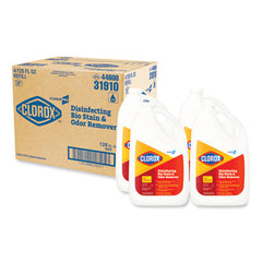 Clorox® Disinfecting Bio Stain & Odor Remover, Fragranced, 128 oz Refill Bottle, 4/CT