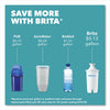 Brita® Classic Water Filter Pitcher, 40 oz, 5 Cups, Clear Water Filtration System Decanters/Pitchers - Office Ready