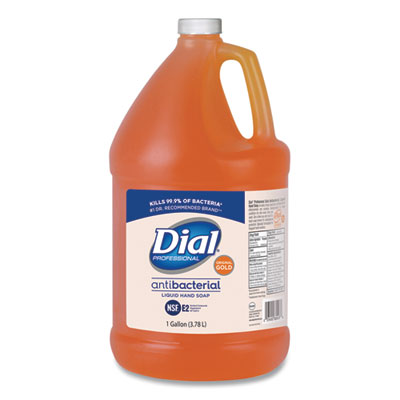 Dial® Professional Gold Antibacterial Liquid Hand Soap, Floral, 1 gal Liquid Soap, Antibacterial - Office Ready