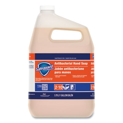 Safeguard™ Professional Antibacterial Liquid Hand Soap, Light Scent, 1 gal Bottle, 2/Carton Liquid Soap, Antibacterial - Office Ready