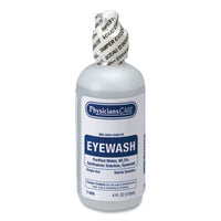 PhysiciansCare® by First Aid Only® First Aid Refill Components—Eye Wash, 4 oz Bottle Eye Wash Solutions-Saline Refill - Office Ready