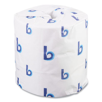 Boardwalk® Two-Ply Toilet Tissue, Septic Safe, White, 4.5 x 4.5, 500 Sheets/Roll, 96 Rolls/Carton Tissues-Bath Regular Roll - Office Ready