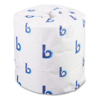 Boardwalk® Two-Ply Toilet Tissue, Septic Safe, White, 4.5 x 4.5, 500 Sheets/Roll, 96 Rolls/Carton Tissues-Bath Regular Roll - Office Ready