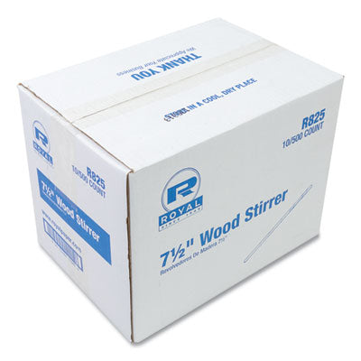 AmerCareRoyal® Wood Stir Sticks, 7.5