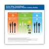 Dixie® SmartStock® Tri-Tower Dispensing System Cutlery, Soup Spoons, Mediumweight, Polystyrene, Black, 40/Cartridge, 24 Cartridges/CT Utensils-Disposable Soup Spoon - Office Ready