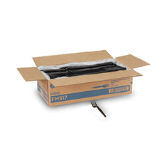 Dixie® Plastic Cutlery, Heavy Mediumweight Forks, Black, 1,000/Carton