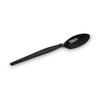 Dixie® Individually Wrapped Heavyweight Utensils, Polystyrene, Black 1,000/Carton Utensils-Disposable Teaspoon - Office Ready
