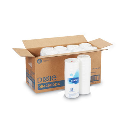 Dixie® Drink-Thru Lid, 12 oz to 20 oz Hot Cups, WiseSize, 500/Carton Cup Lids-Hot Cup - Office Ready