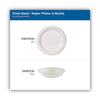 Dixie® Paper Dinnerware, Plates, White, 8.5" dia, 125/Pack, 4/Carton Dinnerware-Plate, Paper - Office Ready