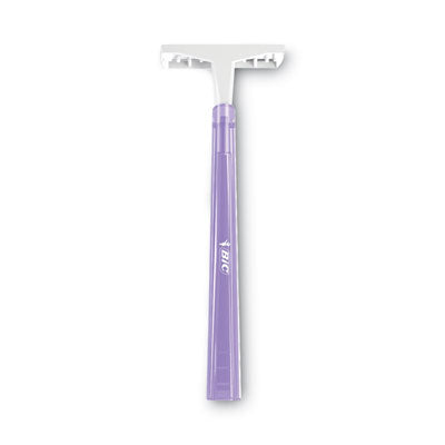 BIC® Silky Touch® Women’s Disposable Razor, 2 Blades, Assorted Colors, 10/Pack Shavers-Manual - Office Ready