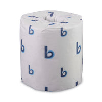 Boardwalk® Two-Ply Toilet Tissue, Septic Safe, White, 4.5 x 3.75, 500 Sheets/Roll, 96 Rolls/Carton Tissues-Bath Regular Roll - Office Ready