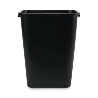 Boardwalk?« Soft-Sided Wastebasket, 41 qt, Plastic, Black Deskside All-Purpose Wastebaskets - Office Ready