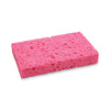 Boardwalk® Cellulose Sponges, 3.6 x 6.5, 0.9" Thick, Pink, 2/Pack, 24 Packs/Carton Cleaning Sponges - Office Ready