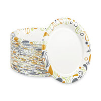 Boardwalk® Deerfield Printed Paper Dinnerware, 9