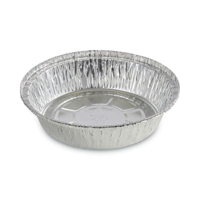 Boardwalk® Round Aluminum To-Go Containers, 24 oz, 7