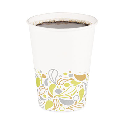 Boardwalk® Deerfield Printed Paper Hot Cups, 12 oz, 50 Cups/Sleeve, 20 Sleeves/Carton Cups-Hot Drink, Paper - Office Ready